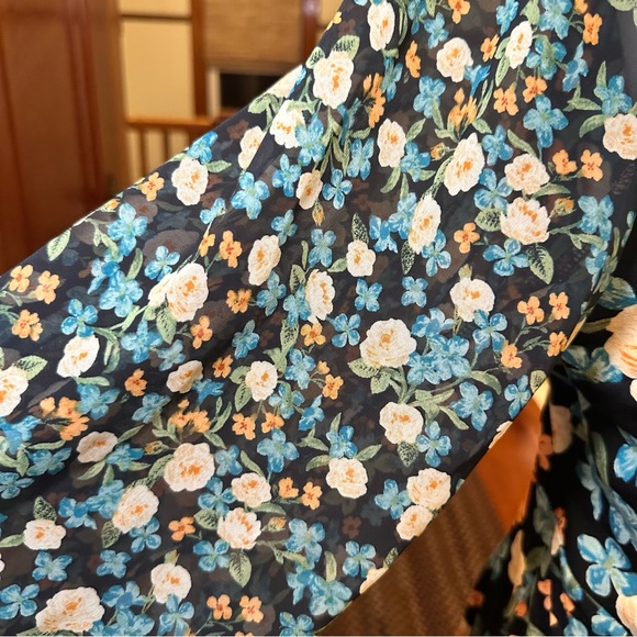 INC Cross-body Floral Dress - Size XL - Picture 3 of 6